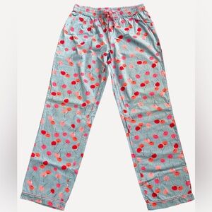 Women’s Cherry Design Cotton Pajama Pants